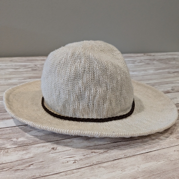 Urban Outfitters Staring at Stars Cotton Woven Floppy Soft Hat Natural - Picture 6 of 13